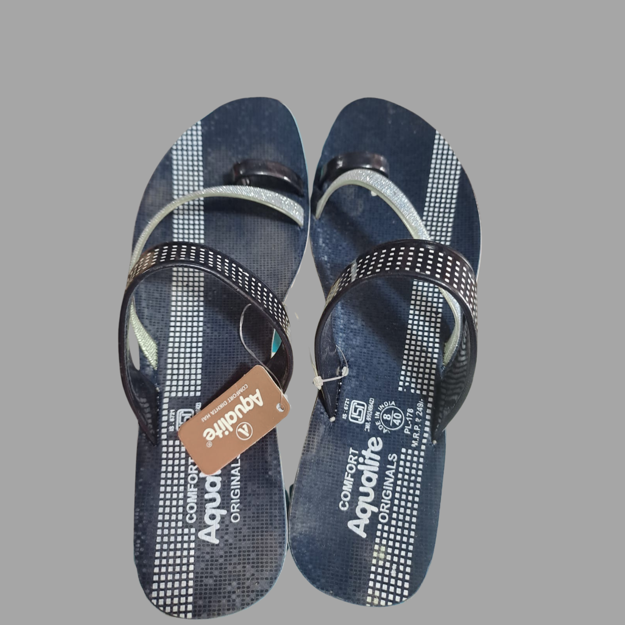 Aqualite Comfort Originals Women's Sandal – Navy Blue - Image 3