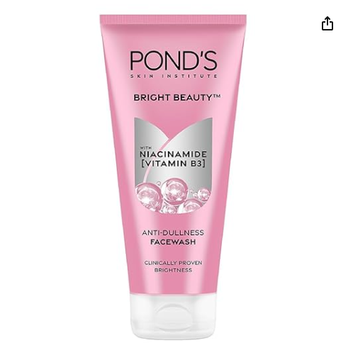 Ponds Bright Beauty Facewash with Niacinamide for Glass Skin-like Shine – 100 g