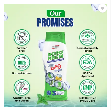 Nimson Boro Neem Prickly Heat Powder(50g) - Image 5