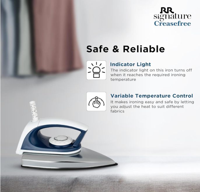 RR Signature Creasefree Dry Iron 800w - Image 4